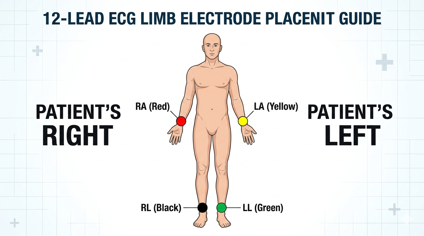 Anatomical Electrode Placement for Standard 12-Lead ECG