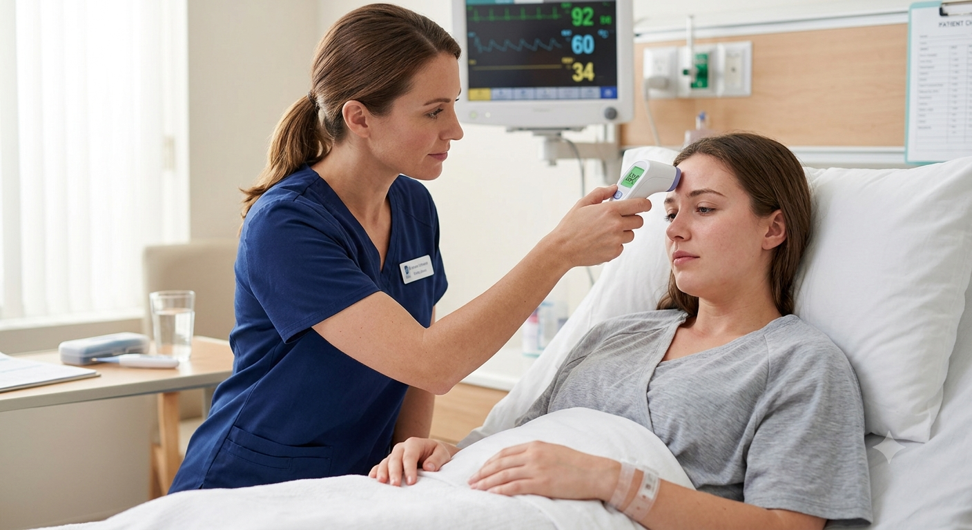 Body Temperature Assessment and Vital Signs Monitoring in Nursing